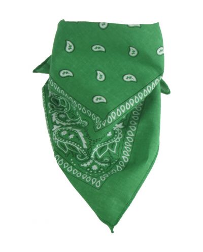 Bandana / boerenzakdoek in biljartgroen