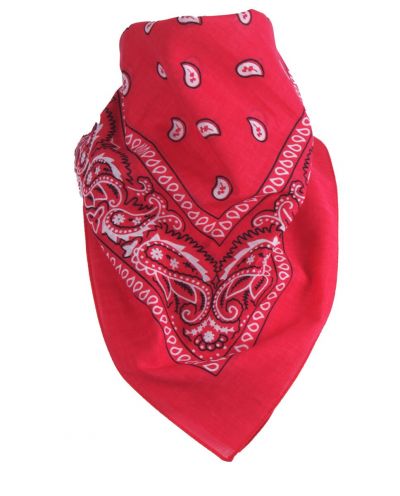 Boerenzakdoek / bandana  in hardroze