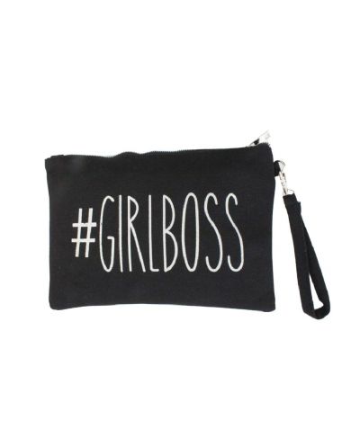 Zwarte Girlboss clutch