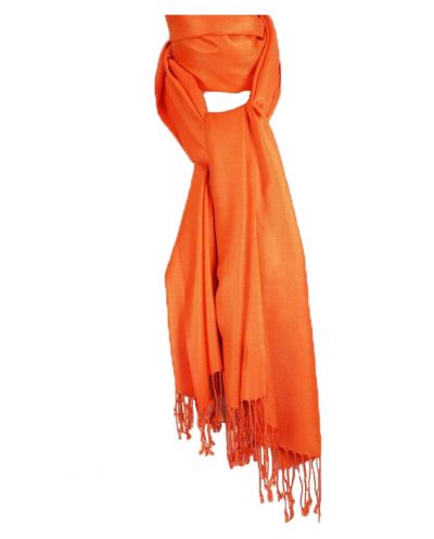 Oranje pashmina sjaal