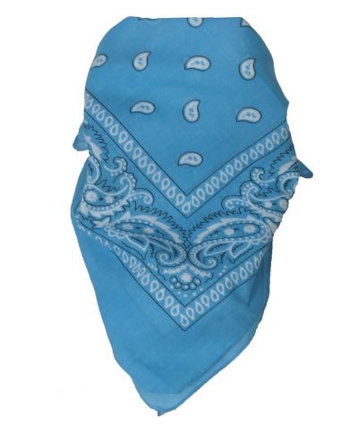 Boerenzakdoek / bandana in turquoise