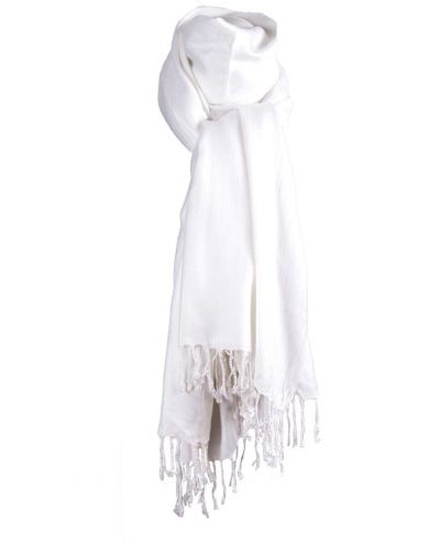 Witte pashmina sjaal