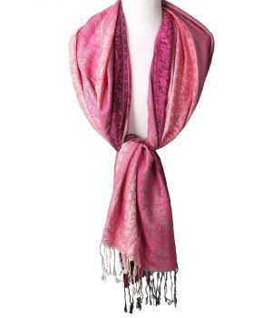 Pashmina sjaal in diverse tinten roze